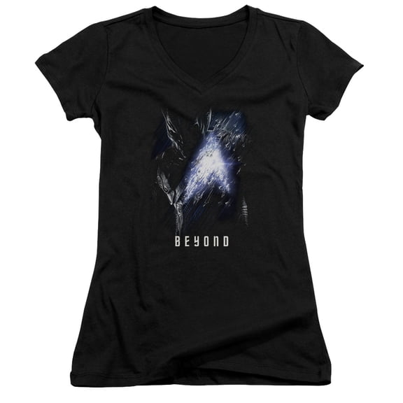 Star Trek Beyond Krall Poster Junior Women's V-Neck T-Shirt Black