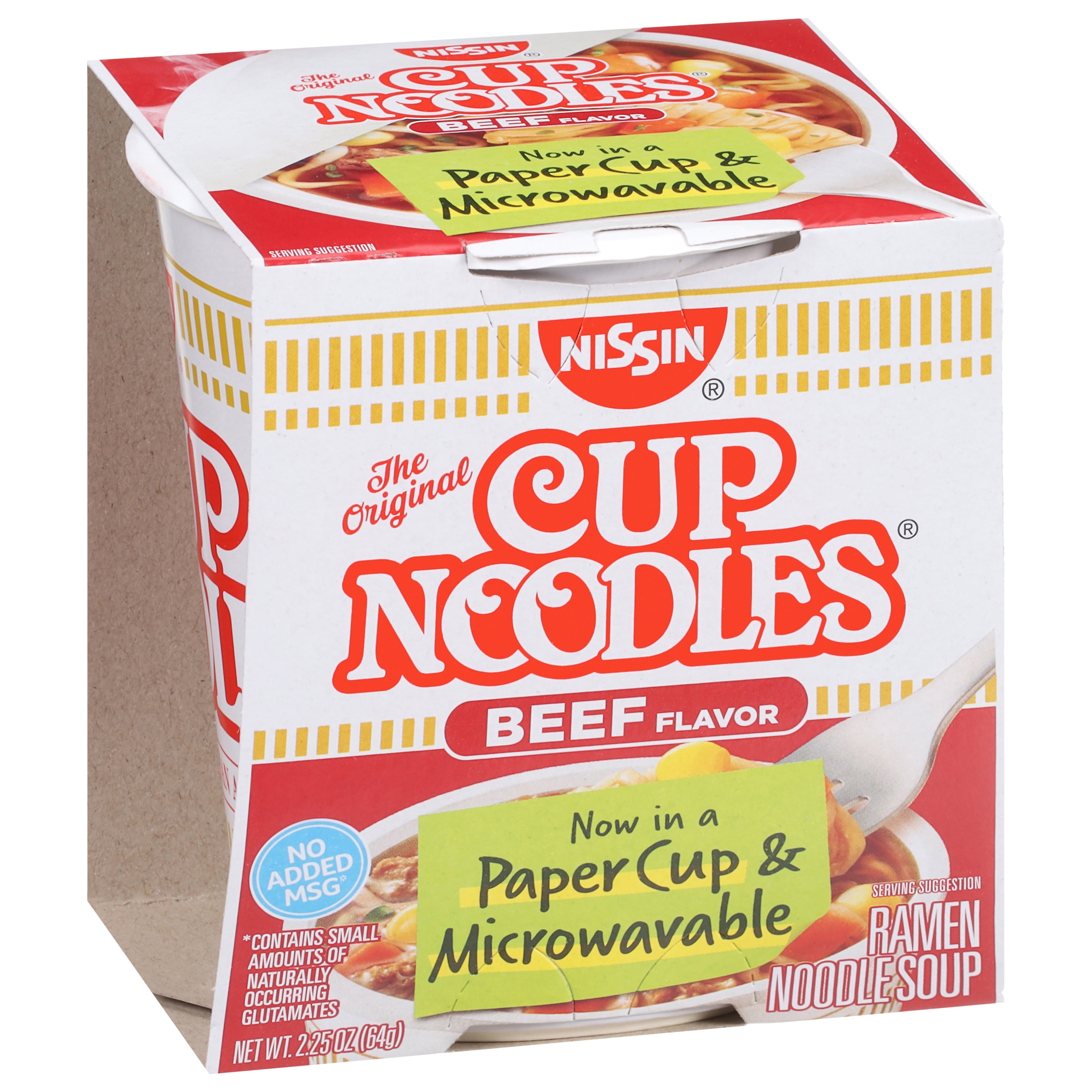 Cup'o Noodles Beef Ramen, 2.25 oz Cup, Original Since 1971 Cup'o Noodles Beef Ramen, 2.25 oz Cup, Original Since 1971