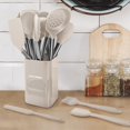 thumbnail image 3 of Set de utensilios de cocina BESTZMWK Silicone Cooking 33 Gadgets Khaki, 3 of 6