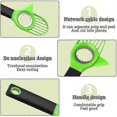 thumbnail image 2 of 3 In 1 Avocado Slicer Tool With Grip Handle,multifunctional Avocado Knife Peeler,avocado Pitter And Cutter (black+green), 2 of 3