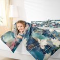 thumbnail image 4 of Manfei Rustic Lotus Full Size Comforter Sets,Natural Scenery Bedding Comforter Set,Wild Flowers Bedding Sets For Girls Kids,Ultra Soft Home Decor Reversible,3-Piece, 4 of 8