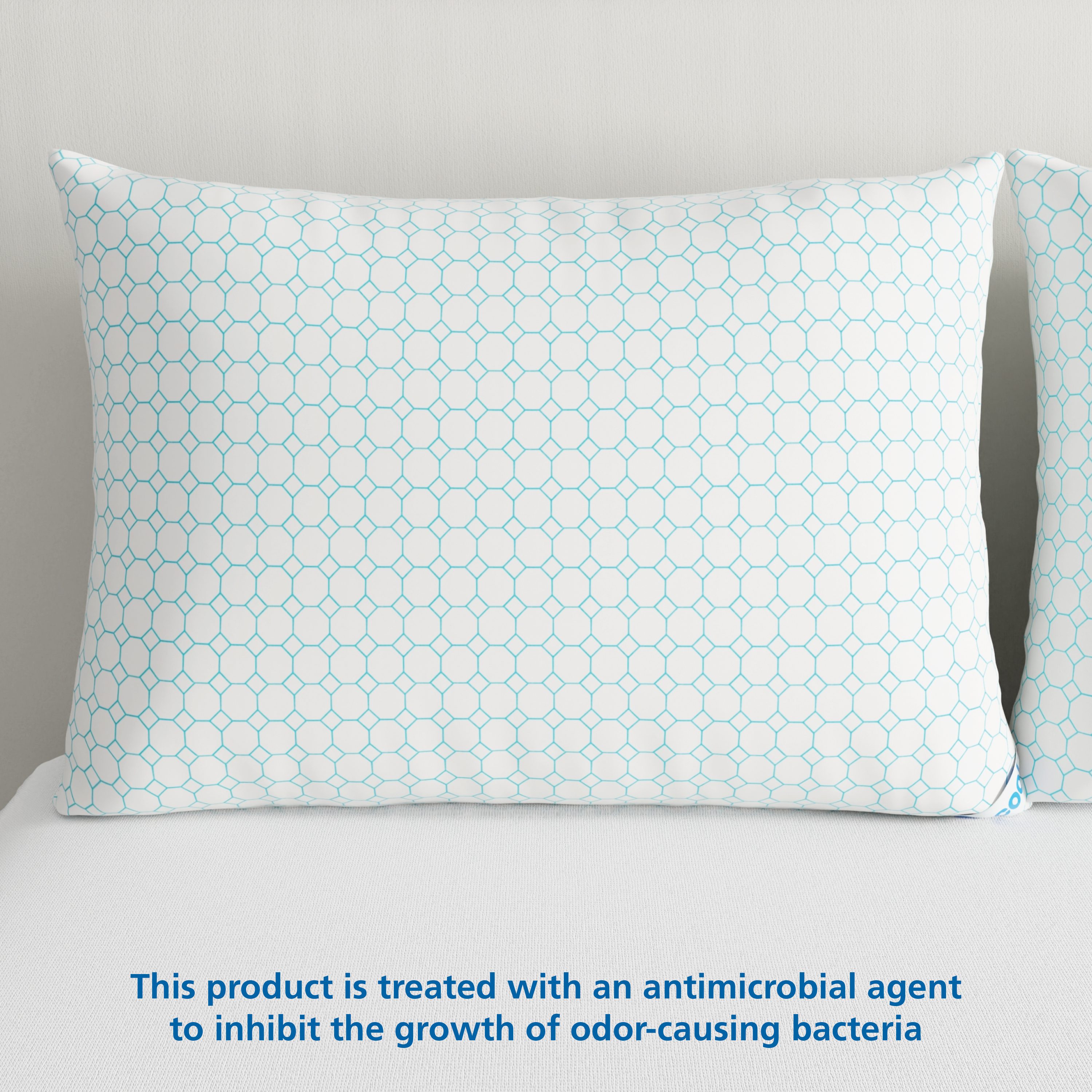 Mainstays Cooling Bed Pillow, Standard/Queen, 2-Pack photo 5