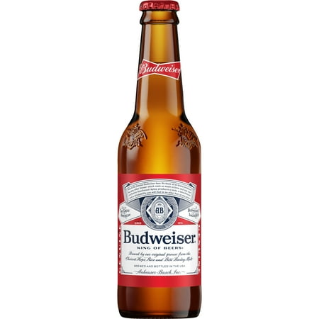 Budweiser Beer, 12 FL OZ Bottle, 5.0% ABV
