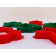 thumbnail image 6 of 6 Piece Christmas Plastic Cookie Cutter Set Stencil Tree Angel Bell Gingerbread, 6 of 6