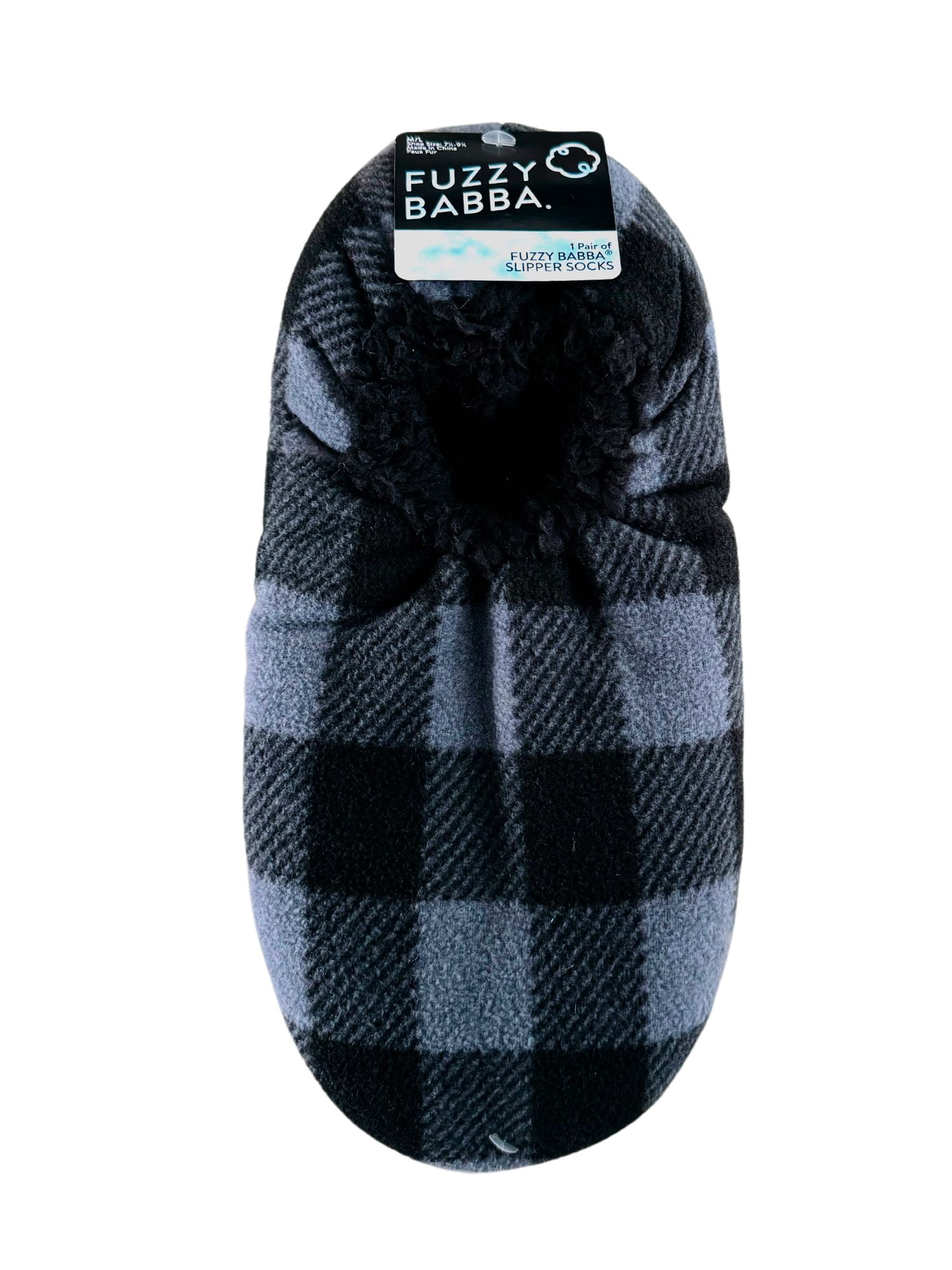 Calze Pantofola Fuzzy Babba Uomo – Fodera Sherpa – Taglia M/L (7,5-9,5) – Multicolore - Foto 2