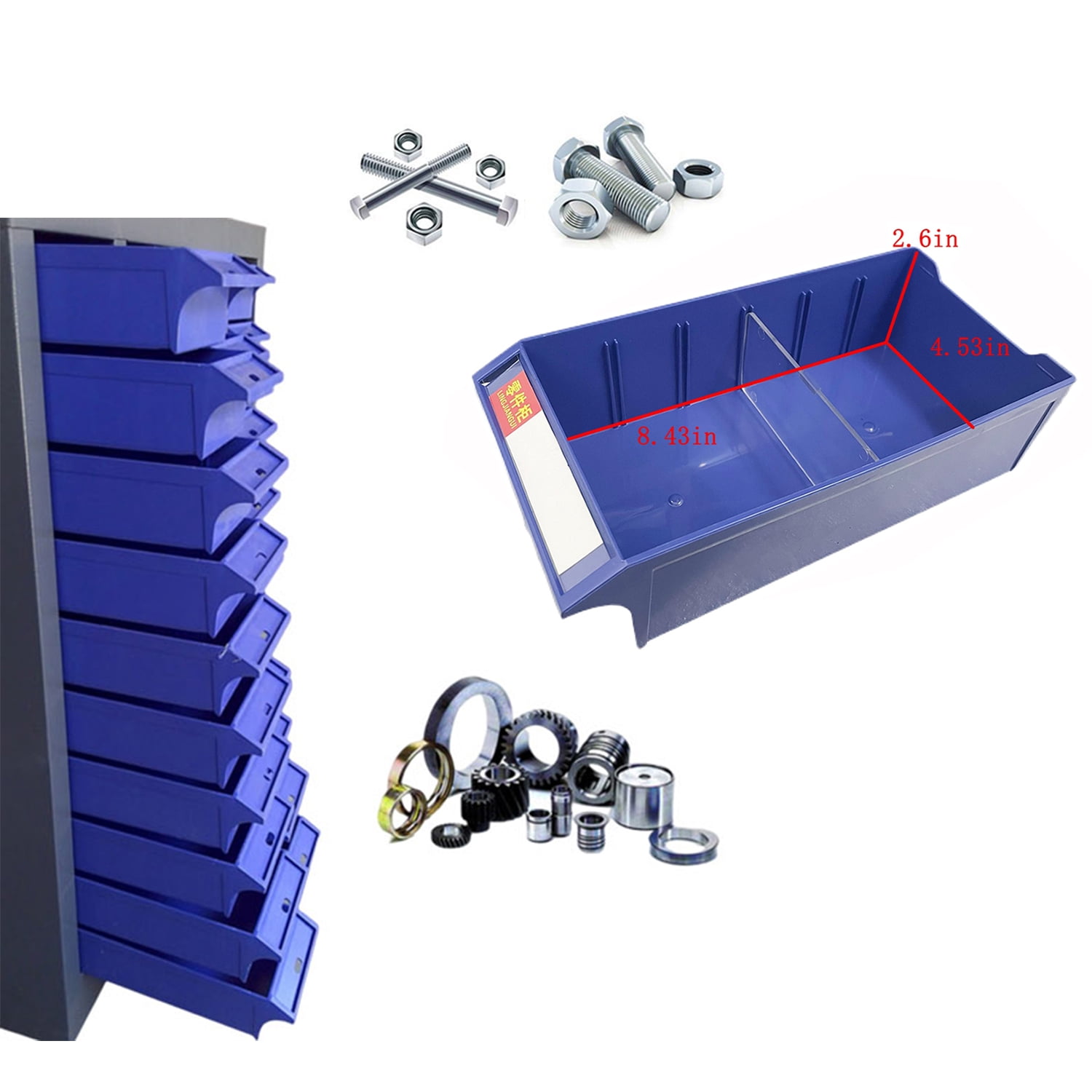Parts Cabinet Bolt and Nut Tool Storage Cabinet with 48 Medium Drawers Steel