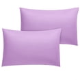 thumbnail image 1 of 2pcs Pillowcases Soft Microfiber,No Wrinkle,King, Lilac Pillow Case Cover, 1 of 2