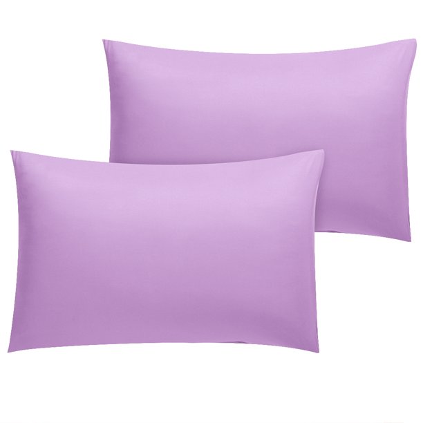 Unique Bargarins 2Pack 1800D Microfiber King Size Pillowcases 20" x 36