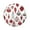 Red White Patterned, variant on Round Placemat Heat Resistant & Wrinkle-Free Dining Table Decor Placemat For Home & Weddings Scottish Tartan Plaid Pattern