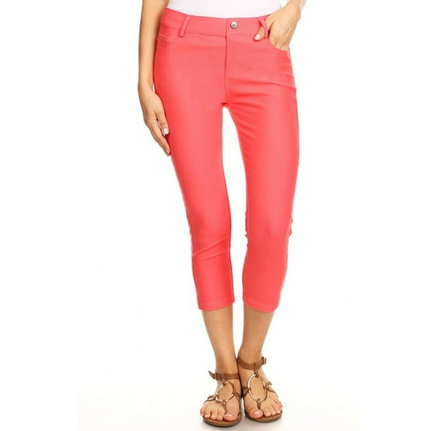 womens capri jeggings