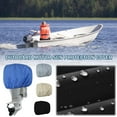 thumbnail image 2 of Heavy Duty Outboard r Cover,Waterproof Trailerable Boat r Cover Windproof Engine Boat Fade-Resistant Fit Covers For Z0V8, 2 of 9