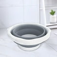 thumbnail image 3 of Large Capacity Foldable Sand Buckets Household Leakproof Buckets Excellent for Gardening House Cleaning  Gray 10L, 3 of 8