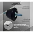 thumbnail image 2 of Amortiguadores de buena elasticidad, amortiguadores de vibraciones de funcionamiento silencioso para aires acondicionados, zapatas de freno de goma de inserción rápida, freno ajustable para montaje, 2 of 5