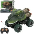 thumbnail image 4 of ​Dinosaur RC Car Toy - 4-Channel Remote Control w/ 2.4GHz, Shockproof Wheels, Simulated Dino Design - Ages 3+ Gift Green, 4 of 6