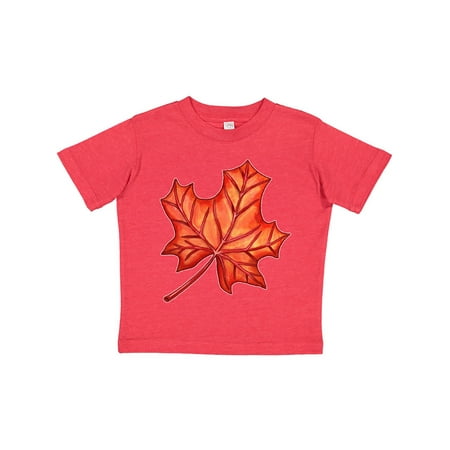 

Inktastic Red Canadian Maple Leaf Gift Toddler Boy or Toddler Girl T-Shirt