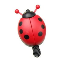 1Pc Bicycle Bell Bicycle Ladybug Bell Ladybird Alarm Bike Metal Handlebar Horn Mini Aluminum Alloy Bike Ring Loud Crisp Clear Sound Horn