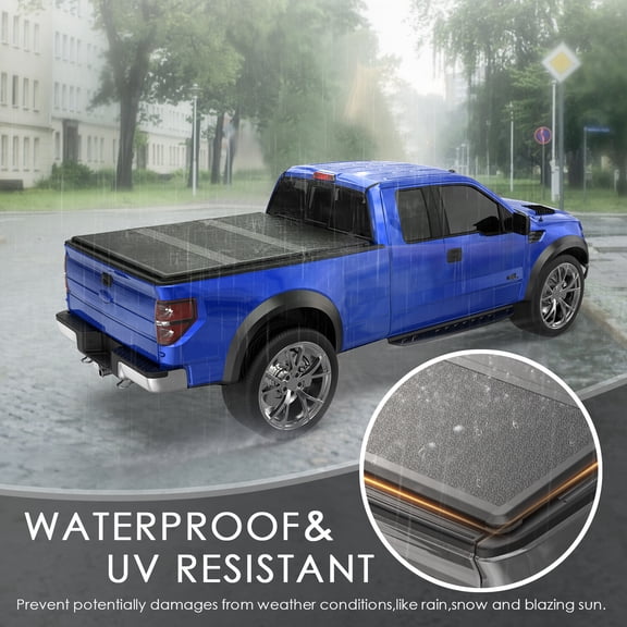 6FT Hard Truck Tonneau Cover Fiberglass For 2004-2012 Chevy Colorado GMC Canyon