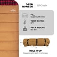 thumbnail image 3 of TETON Sports Deer Hunter, Saco de Dormir de 0 Grados para Adultos. Saco de dormir para acampar grande, cálido y cómodo, carcasa de lona resistente TETON para acampar, cazar y climas fríos, 3 of 5