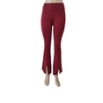 thumbnail image 7 of Arvbitana Women's Solid Color Long Pants, Ankle Length Skinny Ruched Leggings, 7 of 7