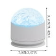 thumbnail image 3 of Taotanxi Northern Light Projector, Battery Operated Aurora Night Light, Colors Galaxy Lamp Ocean Wave Ceiling Projector Mood Ambient Lighting for Bedroom Party Gift, 3 of 7