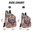 thumbnail image 2 of FORMRS Mini Backpack Purse for Women Quilted Travel Daypack Casual Shoulder Bag, Colorful Abstract Eagle, 2 of 7