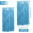 thumbnail image 4 of Youkk Glittering Backdrops Shimmer Metallic Streamers For Mesmerizing Decor Premium Easy To Assemble Light Blue 8.2ft,1pc 2Set, 4 of 6