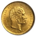 thumbnail image 2 of 1873 Denmark Gold 20 Kroner MS-63 NGC, 2 of 3