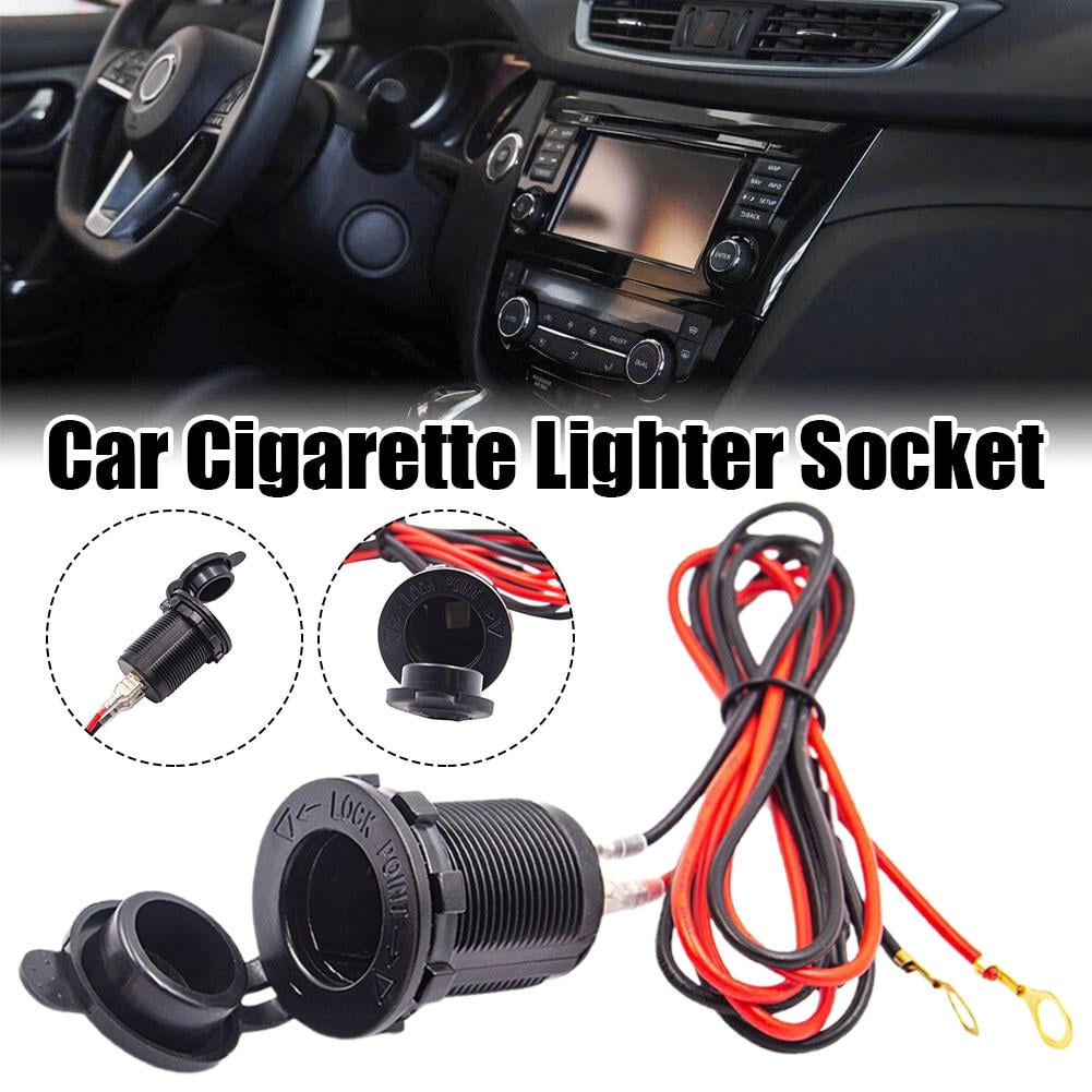 HFLWYWD 12V Car Cigarette Lighter Socket USB Charger Power Adapter Outlet