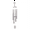 Silver, variant on Wind Chime - 36in Cross/Designer - Silver Tube