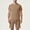 Brown, variant on Mens Short Sets 2 Piece Outfits Short Sleeve T Shirt & Shorts Mens Summer Shorts Beach Wear Men Vacation Outfits Sets
