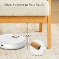 thumbnail image 6 of Falvinoryn 48" Wide Small Loveseat Sofa, 2-Seater Sofa with Rattan Arms & 2 Lumbar Pillows, Teddy Upholstered Sofa Couch, Modern Couch for Living Room, Bedroom, Apartment, Ivory white, 6 of 9