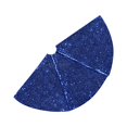 thumbnail image 2 of Mouliraty Christmas Tree Skirt, A 48-Inch Gittering Christmas Ornament for Large Sequin Tree Dress, Ornaments Christmas Tree Skirts Xmas Decorations Indoor Holiday Party Decor, Blue, 2 of 5