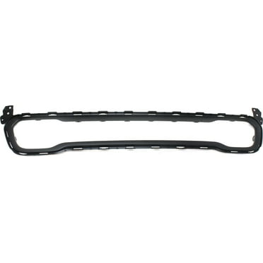 Bumper Trim Compatible With 2014-2018 Jeep Cherokee Front Dark Gray