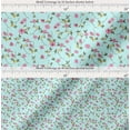 thumbnail image 2 of Soimoi Cotton Cambric Fabric Leaves & Floral Artistic Printed Fabric 1 Yard 42 Inch Wide, 2 of 7