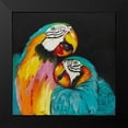 thumbnail image 2 of Orme, E. Anthony 15x15 Black Modern Framed Museum Art Print Titled - Playful Parrot, 2 of 5
