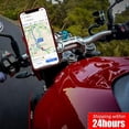 thumbnail image 2 of Anillo de soporte para teléfono de bicicleta, rotación de 360 ​​grados, aleación de aluminio, antideslizante, para teléfono inteligente, Clip de montaje para motocicleta, Gps, Iphone y Samsung, 2 of 5