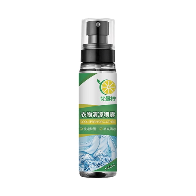 TIMIFIS Kitchen Cleanering Quick Cool Hot Flash Relief Spray Cool & Soothing Hot Flash Relief on The Travel Hot Flash Summer Heatstroke Prevention Spray Car Quickly Cool Down Spray 100ml