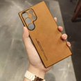 thumbnail image 1 of High-grade Anti-leather Mobile Phone Case, Anti-fall And No Fingerprints, Artificial Leather Pattern Protective Cover, Suitable For Samsung S23Ultra S22plus S21FE S20 S30ultra A72 A73 A54 A53 A52S A34, 1 of 5