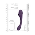 thumbnail image 3 of Vive MIRAI Rechargeable Silicone G-Spot Vibrator, Purple, 3 of 6