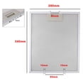 thumbnail image 2 of Lefu Range Hood Aluminum Filter 340X280mm Suitable For FHEE229SC9S FHEE26A9S OR908CXA, 2 of 9