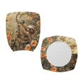 thumbnail image 5 of SCRAWLGOD Sloth Daisy Butterfly Tree Non-Slip Computer Office Chair Cover Elastic Comfortable Desk Chair Cover Easy to Install Breathable Swivel Chair Slipcover, 2 Pieces, 5 of 7