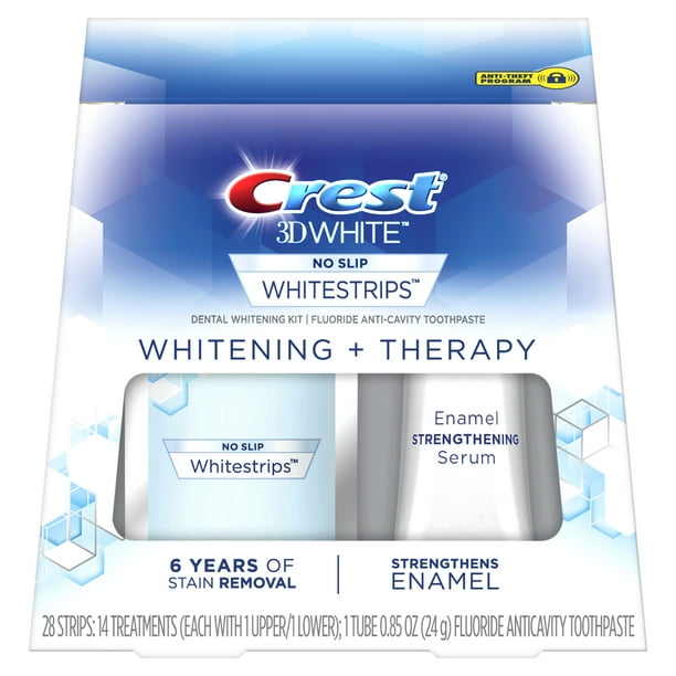 Crest 3D White Whitestrips Whitening and Therapy Teeth Whitening Kit