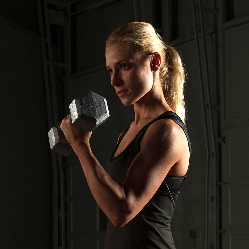 Body-Solid Hex Dumbbell, 15 lb