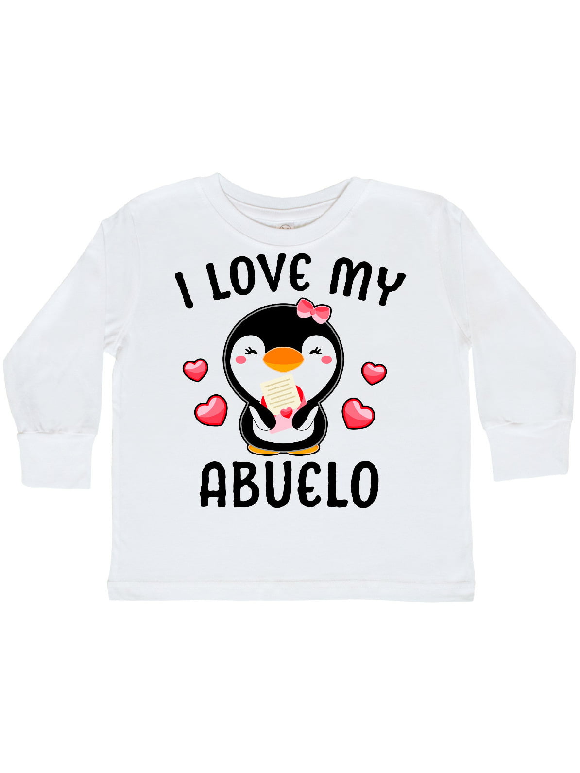 inktastic I Love My Abuelito with Cute Penguin and Toddler Long Sleeve T-Shirt 