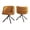 Orange, variant on Hommoo 270° Swivel Accent Chair 2-Piece Chairs Set, Modern Chenille Upholstered Armchair with Metal Base, for Home & Office, Orange