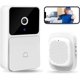 thumbnail image 1 of Wireless Doorbell, Video Doorbell Wireless - Remote Intelligent Visual Home Intercom HD 1080P Night Vision WiFi Rechargeable, 1 of 4