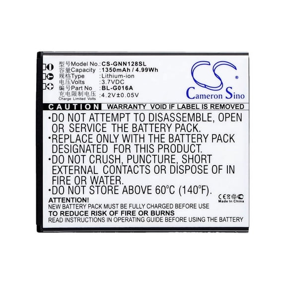 1350mAh BL-G016A Battery for GIONEE GN128