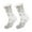Grey, variant on Christmas Fuzzy Floor Mid-Calf Socks for Women Winter Warm Thick Plush Lining Non Xmas Festival Home Socks Fashion Snowflake Pattern Design Slipper Socks Blue One Size
