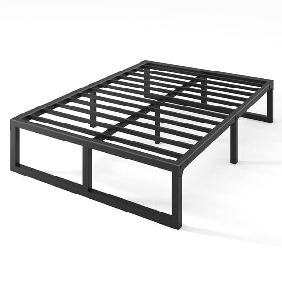 Yitong Angel 14 Inch Queen Bed Frame,3500 lbs Heavy Duty Metal Platform, Steel Slats SupportNo Box Spring NeededNoise FreeNon-SlipEasy Assembly