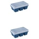 thumbnail image 1 of Moldes para Cubitos de Hielo Advancent Silicona Reutilizables Amarillo Verde Claro Azul, 1 of 6